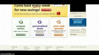 Adding digital coupons to your Safeway Card [upl. by Dieball]