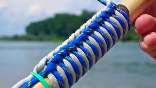 Paracord Tutorial quot2 strand ringbolt hitchingquot [upl. by Annovad]