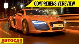 2013 Audi R8 V10  Comprehensive Review  Autocar India [upl. by Esila]