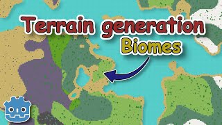 Godot Procedural Generation with BIOMES tutorial part 1 [upl. by Yllac]