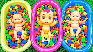 Satisfying Video Unpacking Surprise Rainbow toys and MampMS Candy From Special Boxes ASMR [upl. by Nongim]