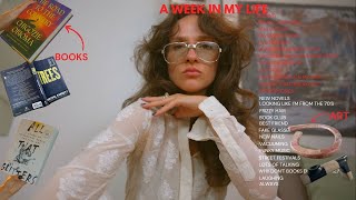 A WEEK IN MY NYC LIFE New Books Art Museums Reading Vlog amp What I Eat [upl. by Kimball]