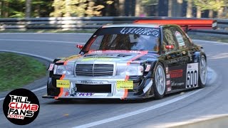 9900rpm Mercedes 190 RM1 Judd V8  Reto Meisel  Hill Climb Mickhausen 2011 Onboard [upl. by Danziger]