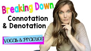 Explaining Connotation and Denotation with Definitions and Examples [upl. by Stich]