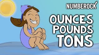 Ounces  Pounds amp Tons Song ★ Customary Units of Measurement [upl. by Enomes931]