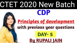 Principles of Development Of Children  CDP  Target Batch CTET 2020  Day 5  CTETBEDDSSSBTET [upl. by Tnomad794]