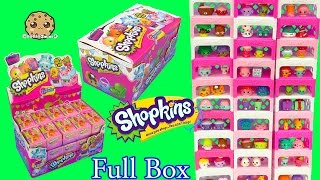 Shopkins Stack Challenge  Full Complete Season 4 Box of 30 Surprise Blind Bags  Cookieswirlc [upl. by Ycul950]