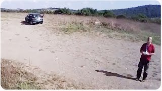 Beginner Drone Pilot Crashes into Car [upl. by Feldt]