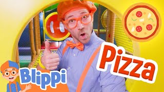 Blippis Pizza Party at Billy Beez Indoor Playground Educational Videos for Kids [upl. by Eimat]