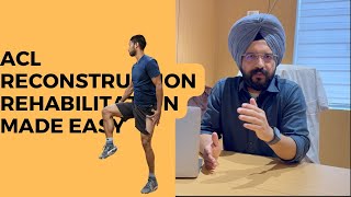 Postop ACL Rehabilitation Made EASY Dr Hakam Singh [upl. by Aicnarf]