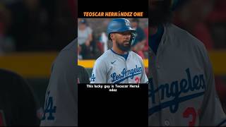 A sunflower seedeating fan at a home run Teoscar Hernandez mlb mlbtheshow losangelesdodgers [upl. by Anaitsirc485]