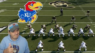 Using The Split T Offense of Kansas College Football 25  Road To The CFP Gameplay [upl. by Dawaj]