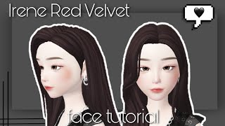 Customize Irene Redvelvet Face In Zepeto [upl. by Yenaj]