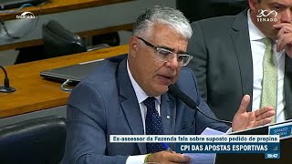 CPI das Apostas Esportivas Mansur confirma ter recebido denúncia de Wesley Cardia [upl. by Ha199]