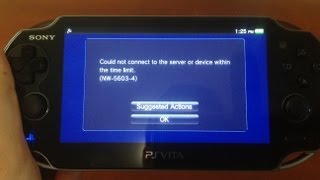 HOW TO FIX PSVita Not Connecting Online Anymore [upl. by Moht270]