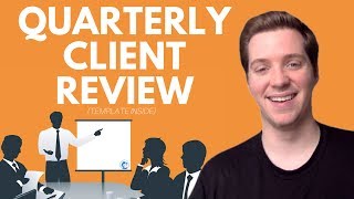 How to Structure a Quarterly Client Review Presentation 👔 Presentation Template Included [upl. by Georgeanna]