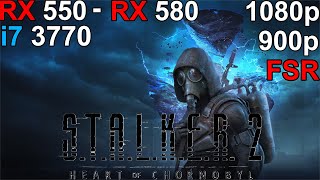 STALKER 2 Heart of Chornobyl  RX 550  RX 580 i7 3770 [upl. by Jaclin]