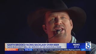 Garth Brooks standing by Bud Light [upl. by Jade]