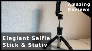 Billig und Gut Elegiant Selfie Stick und Stativ im Test 😳 [upl. by Krefetz]