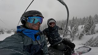 Mount Shasta Ski Park Epic Pow 032324 [upl. by Siroved]