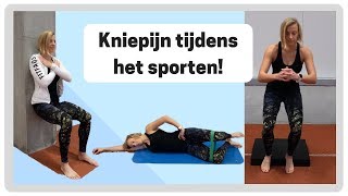 Kniepijn na lopen of bij squat  6 versterkende oefeningen om pijnvrij te sporten [upl. by Eidnac]