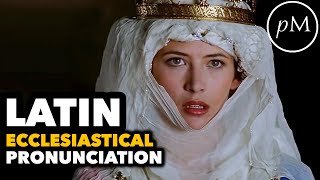 In Defense of the Ecclesiastical Pronunciation of Latin  Ecclesiastical vs Classical Pronunciation [upl. by Nylarej]