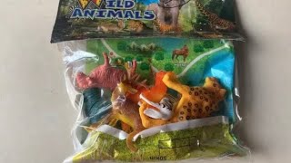 Plastic animals Unboxing order Flipkart  animals collection CatDog ElephantTigerHorse [upl. by Sucul]