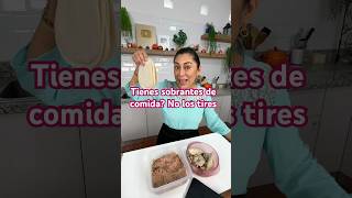 Receta Saludable para utilizar sobrantes de comida Fácil de llevar Comida o Cena shorts addy [upl. by Gautious]