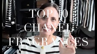 Top 10 Chanel Fragrances [upl. by Lewak]