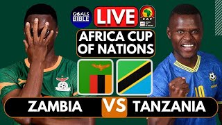 🔴ZAMBIA vs TANZANIA LIVE  AFCON 2024  Full Match LIVE Today [upl. by Akemaj]