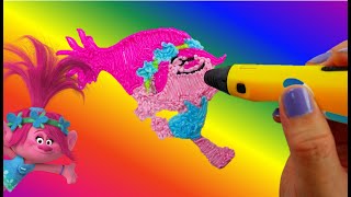 Trolls Draw POPPY With 3D Pen [upl. by Der]