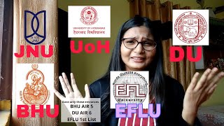 Study this and get into DU JNU EFLU BHU UoH MA English Entrance Exam Question paper pattern [upl. by Sergo775]