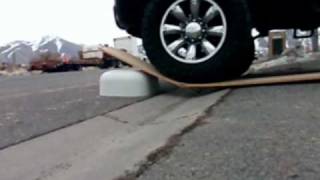 Fiberglass Mold Durability Test vs Truck [upl. by Joashus]