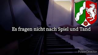 Das Westfalenlied  Anthem of Westphalia Piano [upl. by Oballa]