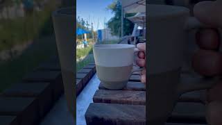 Coffee time outside subscribe for more coffee moments [upl. by Assenej]