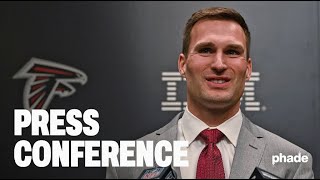 QB Kirk Cousins Introductory Press Conference  Atlanta Falcons [upl. by Nas]