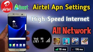 Airtel internet settings for Fast Internet 2024 all network [upl. by Artekal]