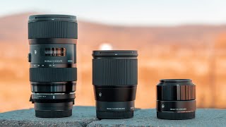 Sigma 16mm F14 vs Sigma 1835mm F18 vs Sigma 19mm F28  Compared on Sony A6500 [upl. by Town]