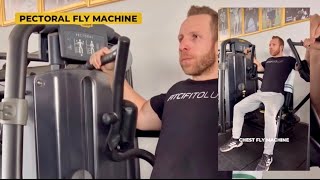 PECTORAL FLY MACHINE  MAKİNEDE GÖĞÜS AÇIŞ [upl. by Imak]