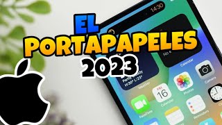 👉 Donde Esta el PORTAPAPELES en IPHONE 2023 🔥 [upl. by Oralle337]