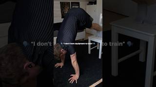 Biggest excuses I’ve ever heard You can become strong by using a chair calisthenics homegym [upl. by Ruddy]