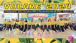 VOLARE 2024  Line Dance  Demo by MCC Class [upl. by Glaudia407]