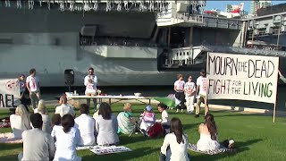 San Diegans mark one year since Hamas attacks  NBC 7 San Diego [upl. by Aieken]