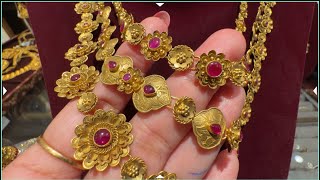 Tanishq 22k Bridal Necklace Set Designs with PriceLayer Necklace DesignNakashi NecklaceDeeya [upl. by Girand]