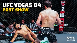 UFC Vegas 84 PostFight Show  Reaction To Magomed Ankalaev Jim Millers Nasty Finishes [upl. by Simpson77]