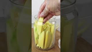 Burong Mangga  Pickled Mango Recipe  great side dish for inihaw and fried foods burongmangga [upl. by Noret]