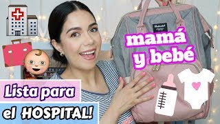 QUÉ LLEVO EN MI MALETA PARA EL HOSPITAL  BOLSO DE LA BEBÉ  LIEBE MAMI [upl. by Bogey]