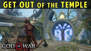 How to Find a way out of the Temple  The Light of Alfheim  God of War PS4 [upl. by Tersina]