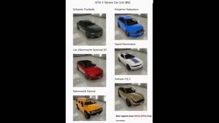 GTA V Online Simon Car List 6 [upl. by Haugen]