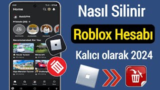 Roblox Hesabınızı Kalıcı Olarak Nasıl Silersiniz Yeni Güncelleme 2024 [upl. by Yrtnej202]